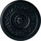 Ekena Millwork Marseille Ceiling Medallion (Fits Canopies up to 4 1/4"), Hnd-Painted Night Shade, 16 1/8"OD x 5/8"P CM16MANSF - alternate 1